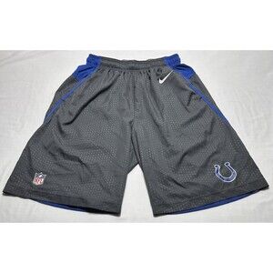 Indianapolis Colts Nike NFL On Field Dri-Fit Athletic Shorts Men's Large Grey
